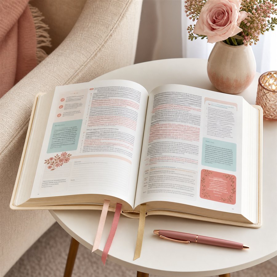 Original Rosebubbles Finds product scene for NIV Woman's Study Bible