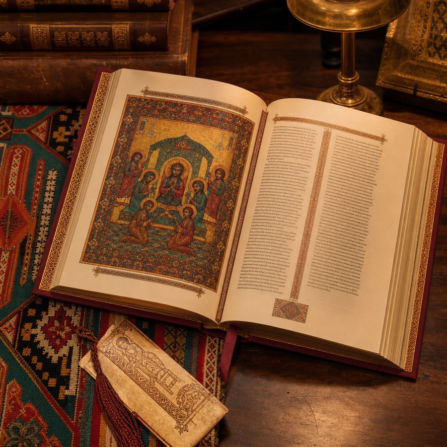 Original Rosebubbles Finds product scene for Complete Ethiopian Bible in English, Illustrated