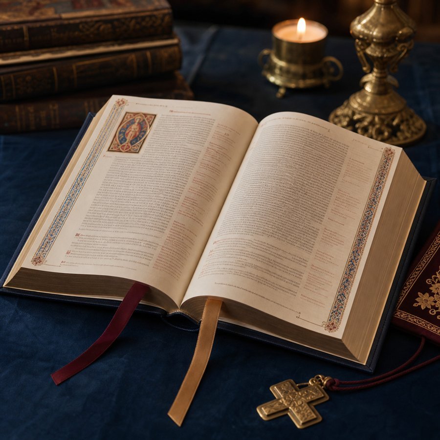 Original Rosebubbles Finds product scene for Orthodox Study Bible